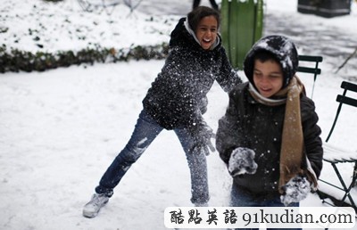 趣图妙语:2012年纽约的第一场大雪