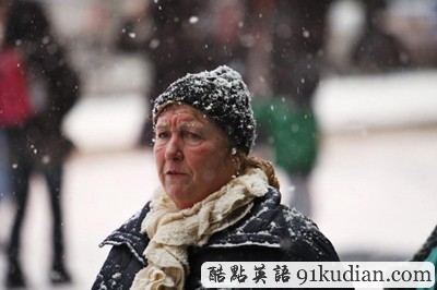 趣图妙语:2012年纽约的第一场大雪