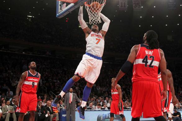 Rampant Knicks clinch Atlantic division title