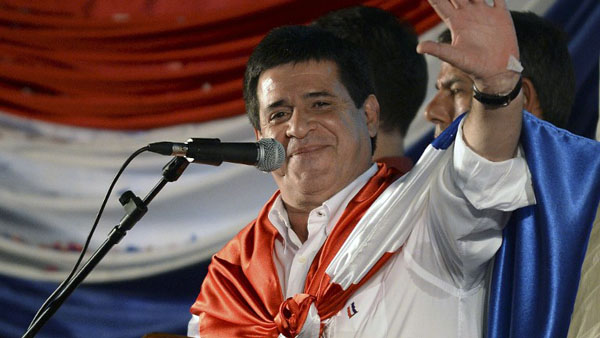 Millionaire Cartes elected Paraguayan president