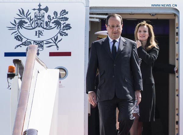 French president starts China visit