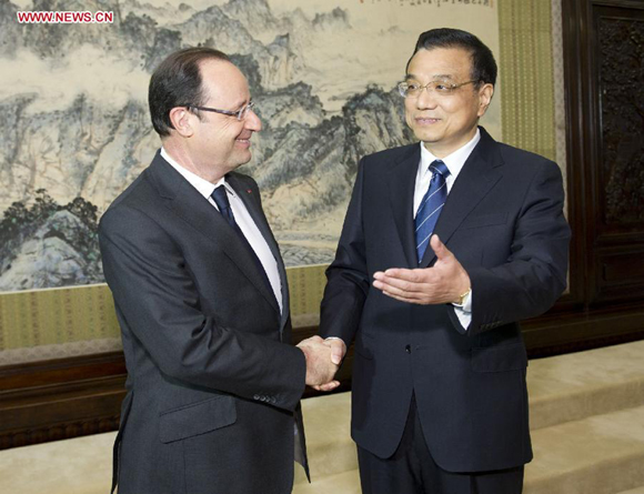 China, France seek new areas of economic cooperation