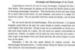 2012年12月英语四级作文范文：坐飞机的利弊
